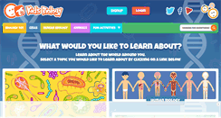 Desktop Screenshot of kidsbiology.com